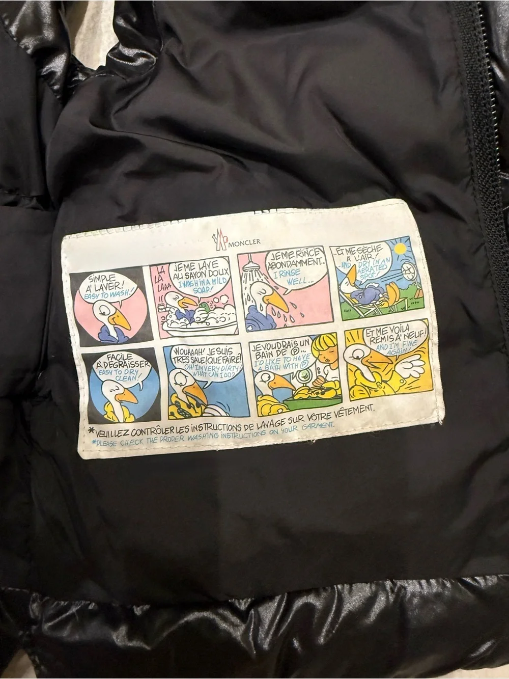 Moncler Shiny Black Quilted Down Vest
